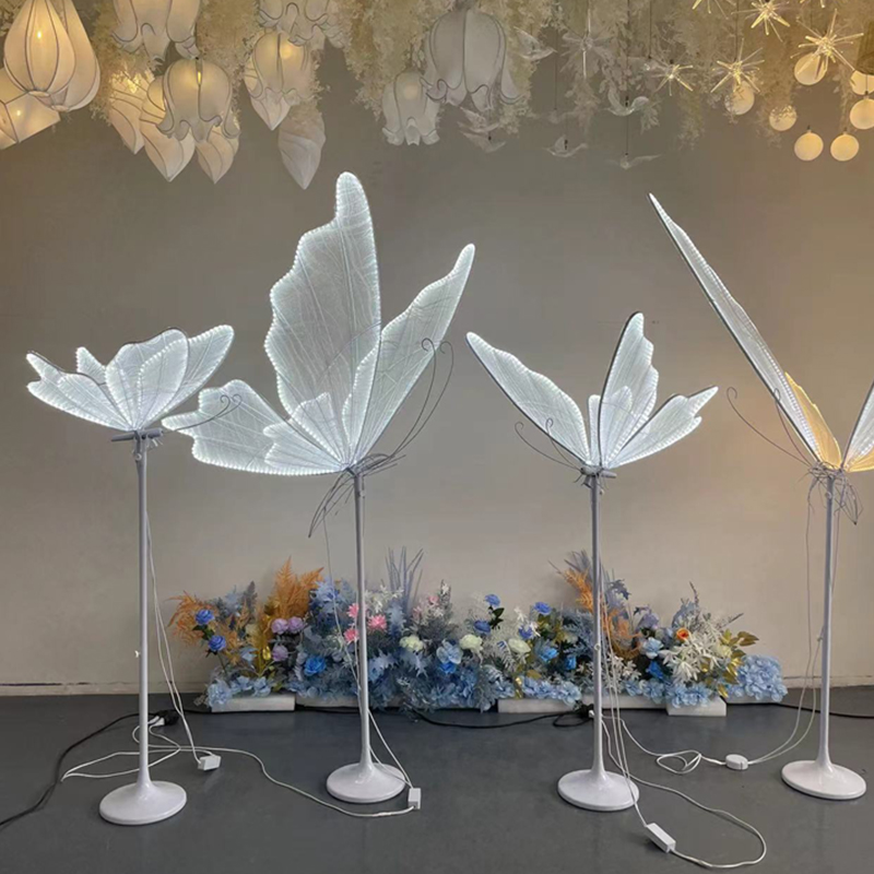 Pendant Lighting Christmas Decor - Christmas Glowing Butterfly Wings Pendant Ceiling