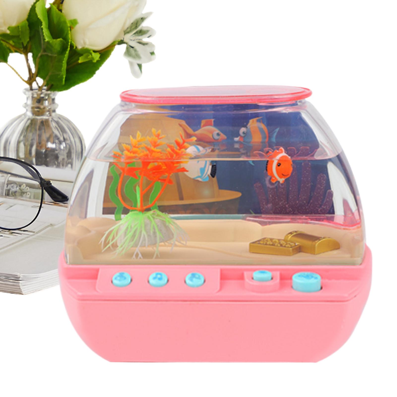 Lighting Decor For Living Room - Toy Fish Tank Home Decoration With