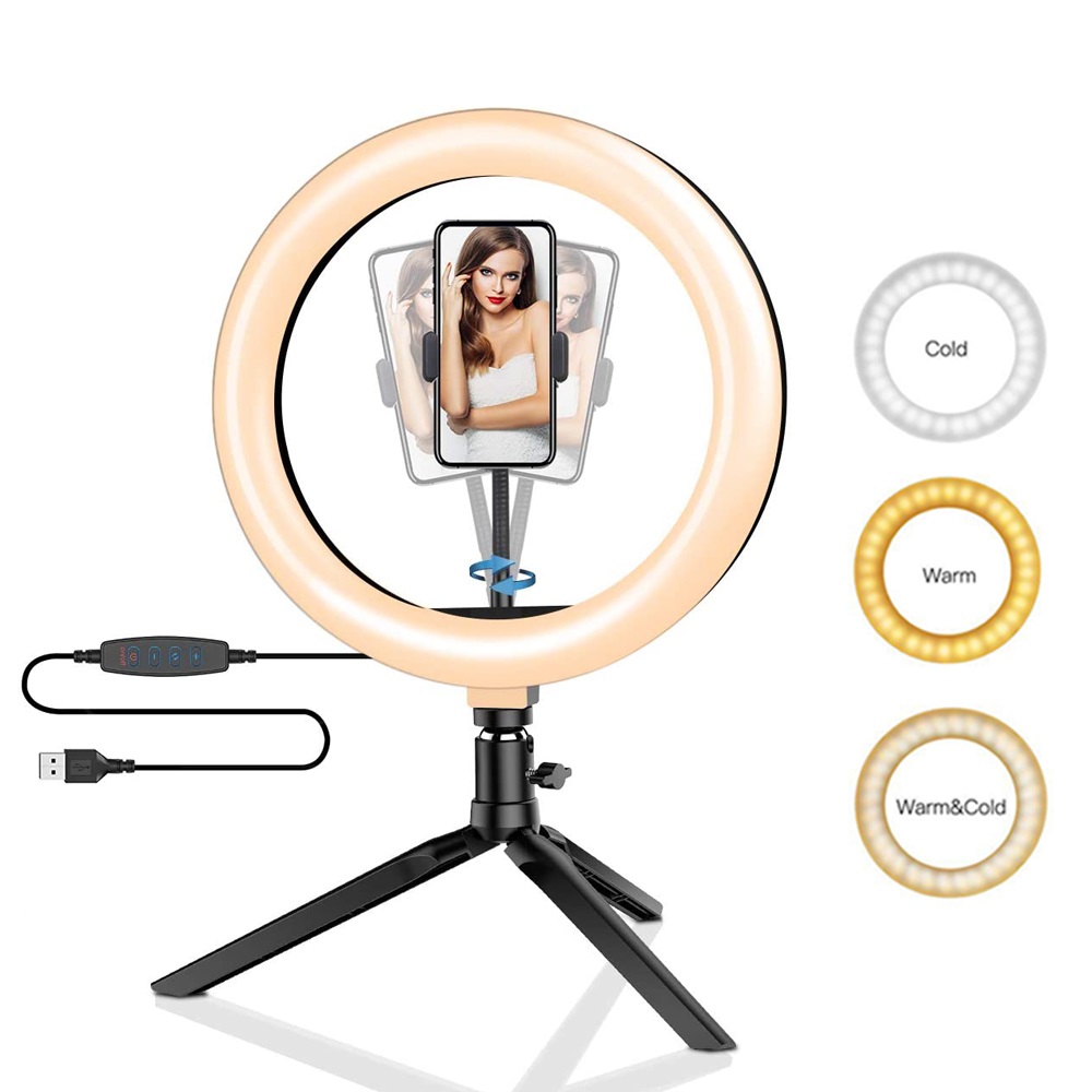 Lighting Gallery - 26cm 10 inch Led Ring Selfie