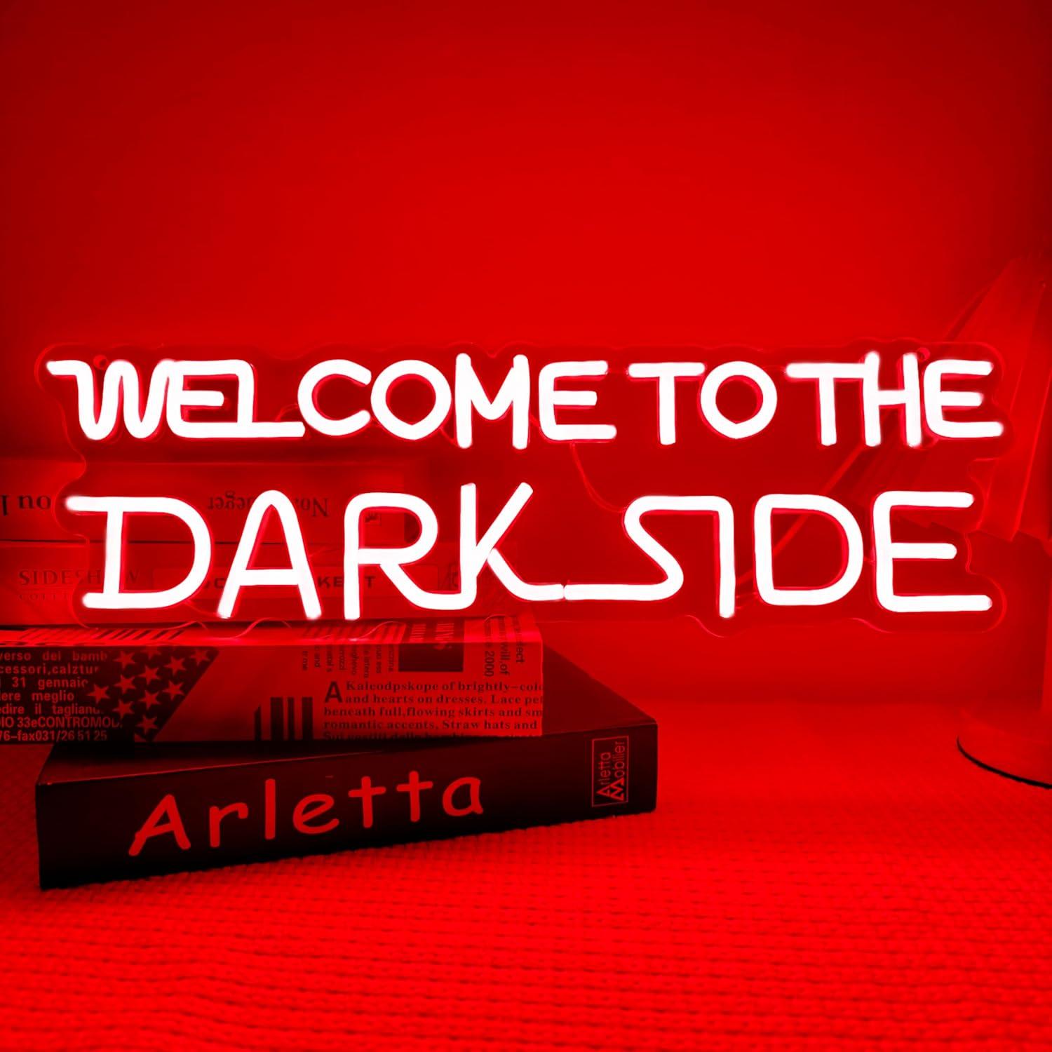 Led Lighting Wall Decor - Welcome to the Dark Side Neon