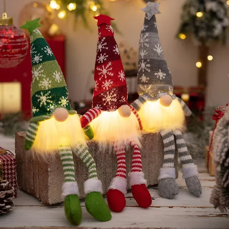 Pendant Lighting Christmas Decor - Christmas Faceless Doll Gnome Ornaments LED