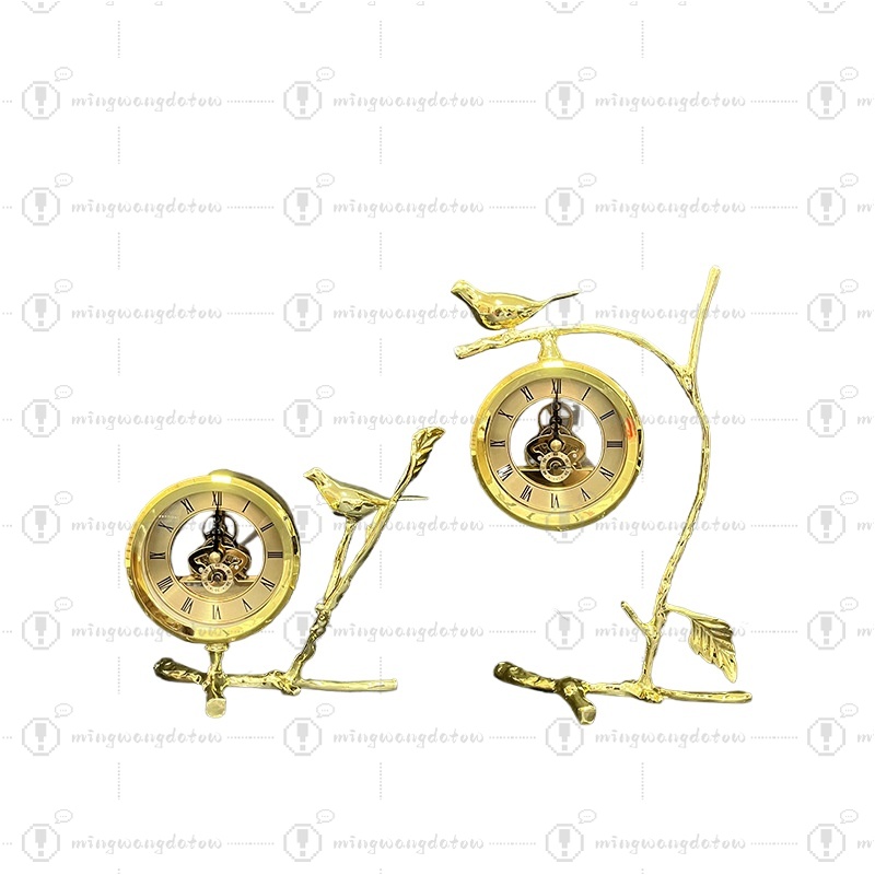 Lighting Decor For Living Room - Modern Light Luxury High-End Table Clock,