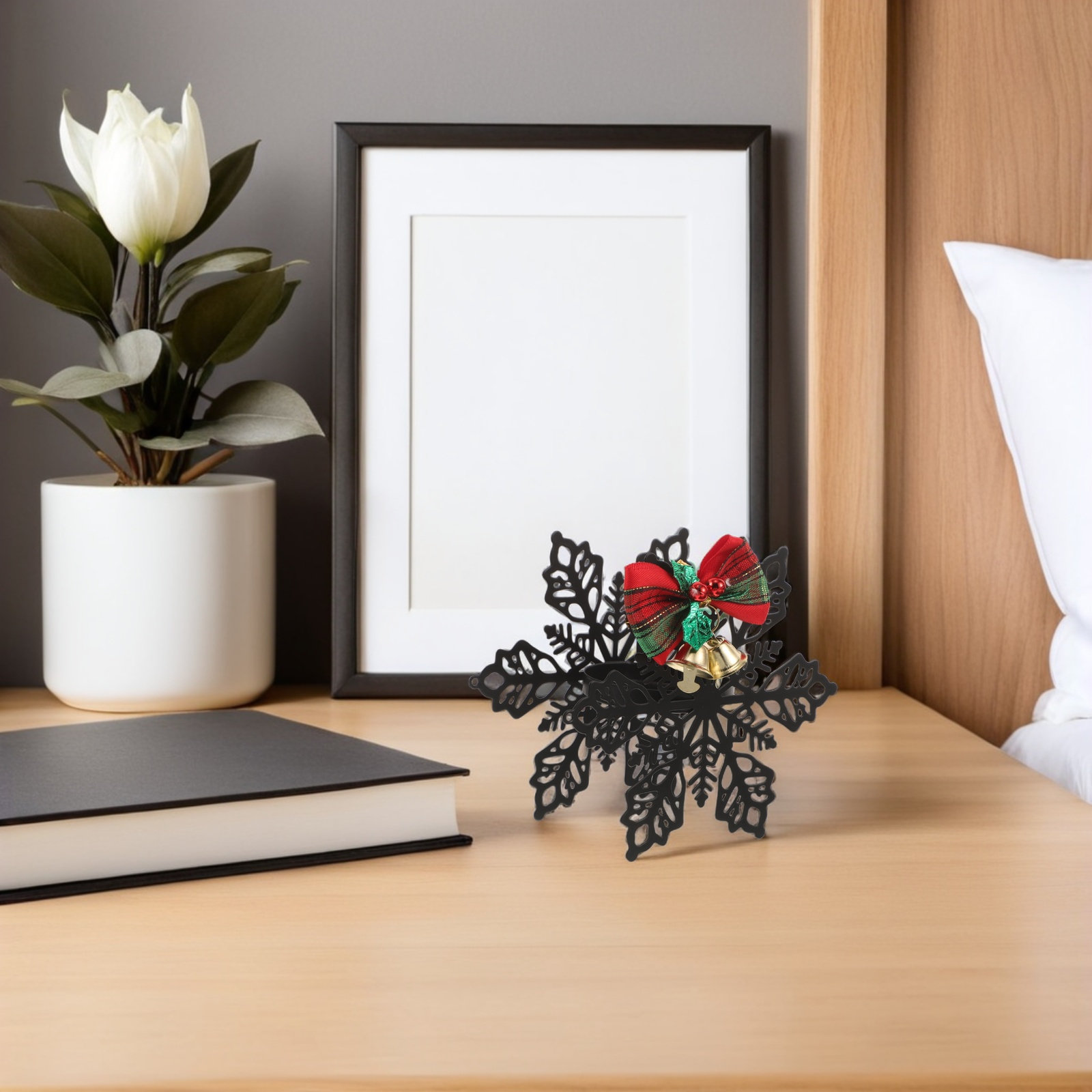 Kitchen Decor Lighting - Christmas Tea Light Holder Metal Snowflake