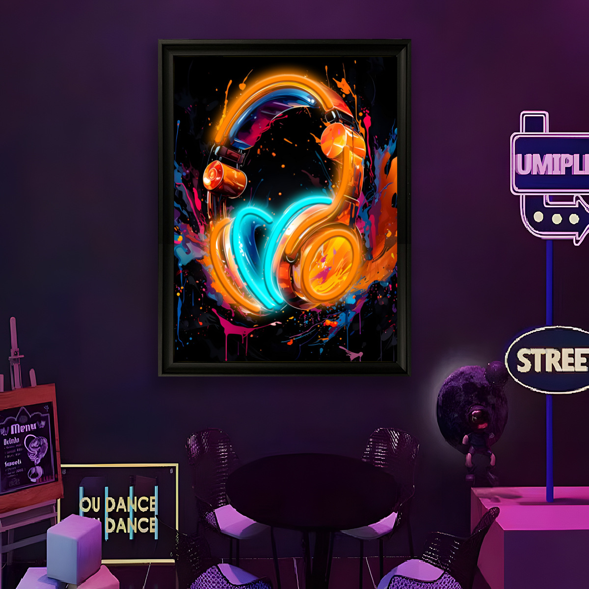 USB Powered LED Neon Light Fun - đánh giá và giá Led Lighting Wall Decor