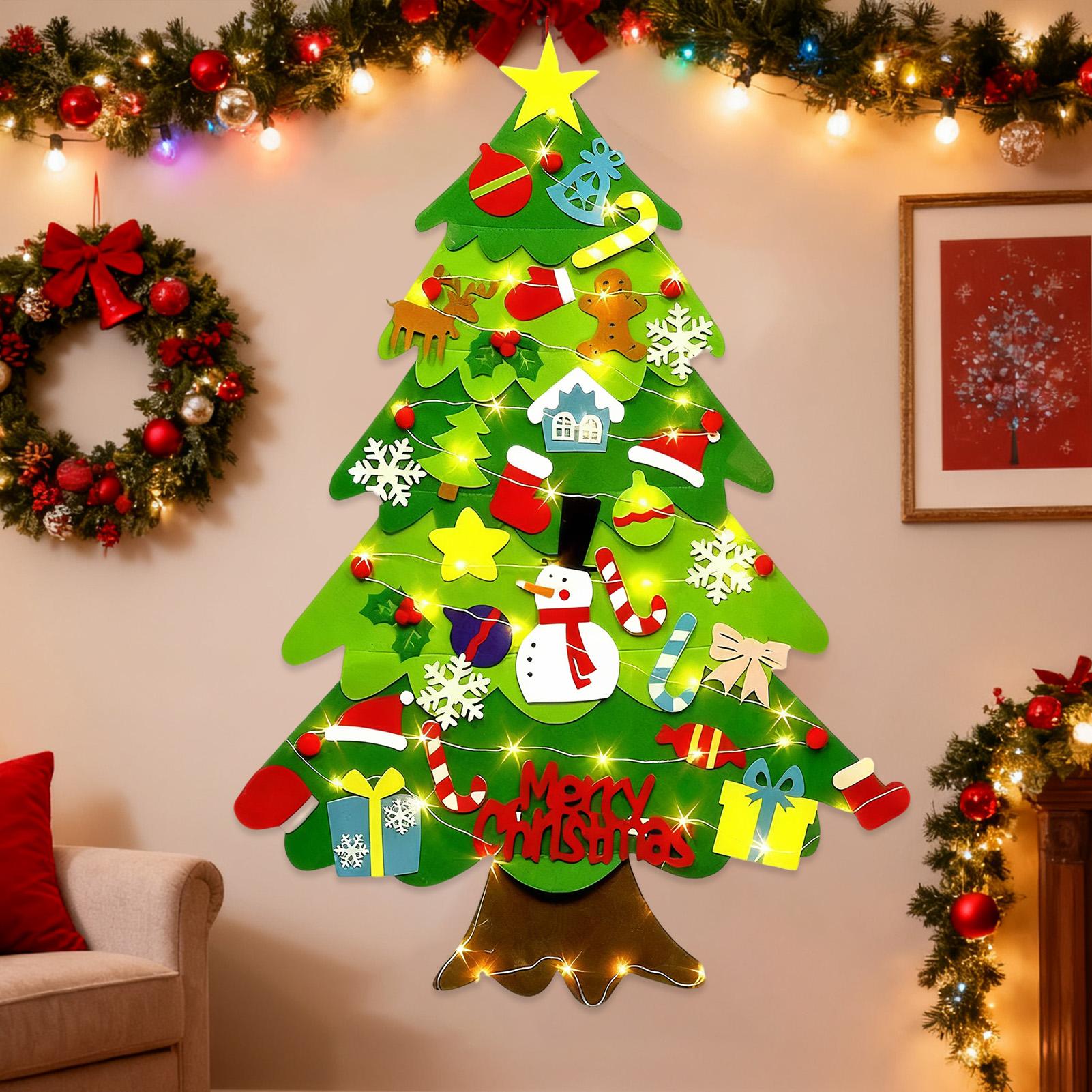 Non-woven Felt Christmas Tree  - đánh giá và giá Pendant Lighting Christmas Decor