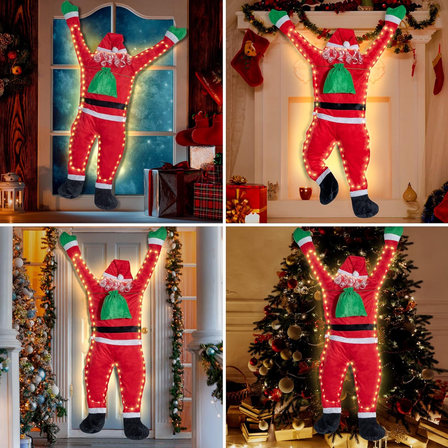 Light Up Santa Claus Santa Cla - đánh giá và giá Pendant Lighting Christmas Decor