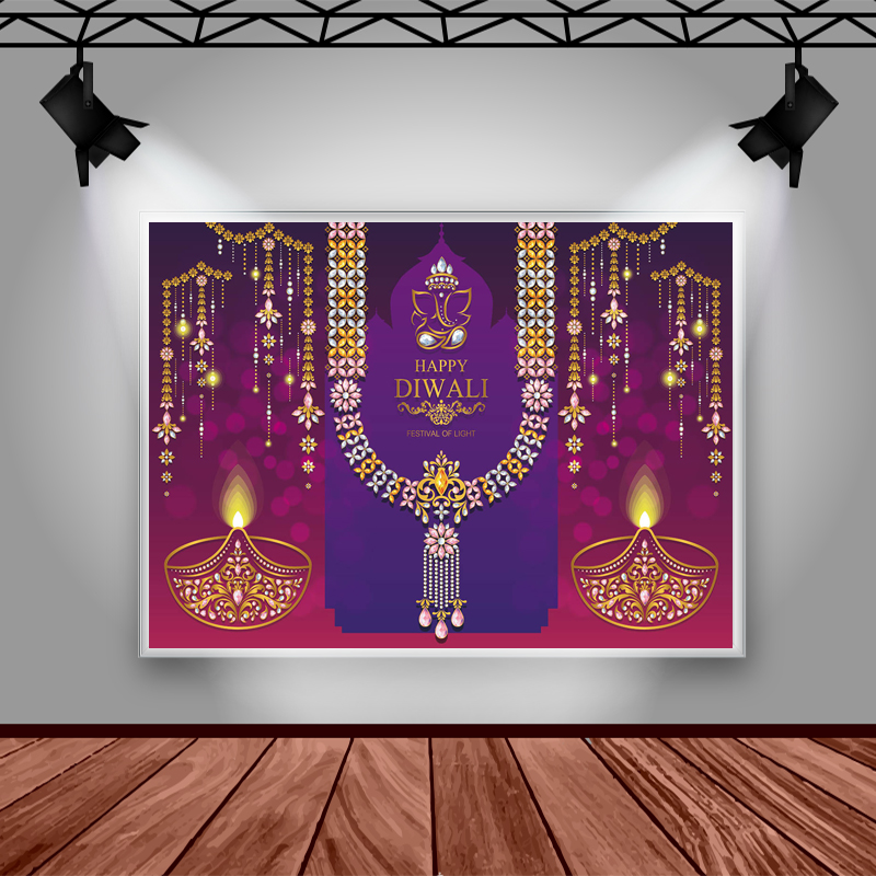 Happy Diwali Photography Backd - đánh giá và giá Lighting Decoration For Diwali
