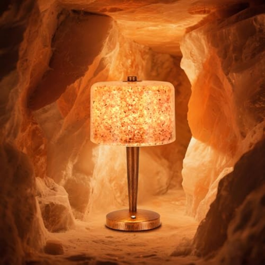 Salt lamp with Touch dimmer Co - đánh giá và giá Himalayan Salt Lamp