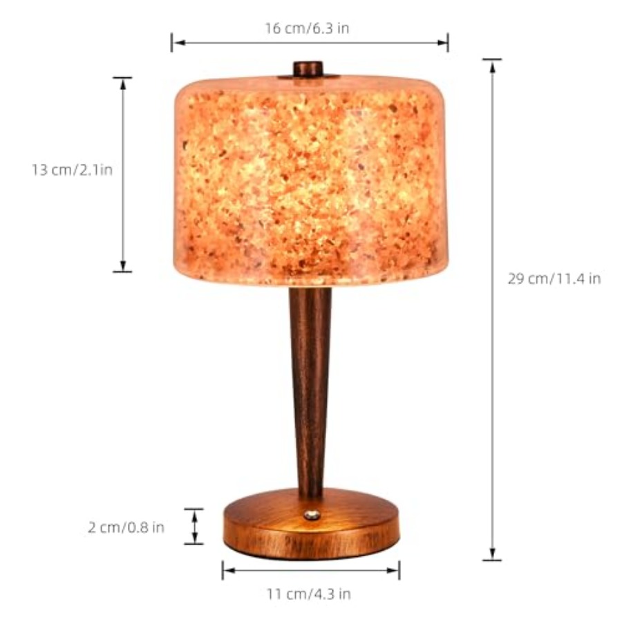 Salt lamp with Touch dimmer Co - đánh giá và giá Himalayan Salt Lamp