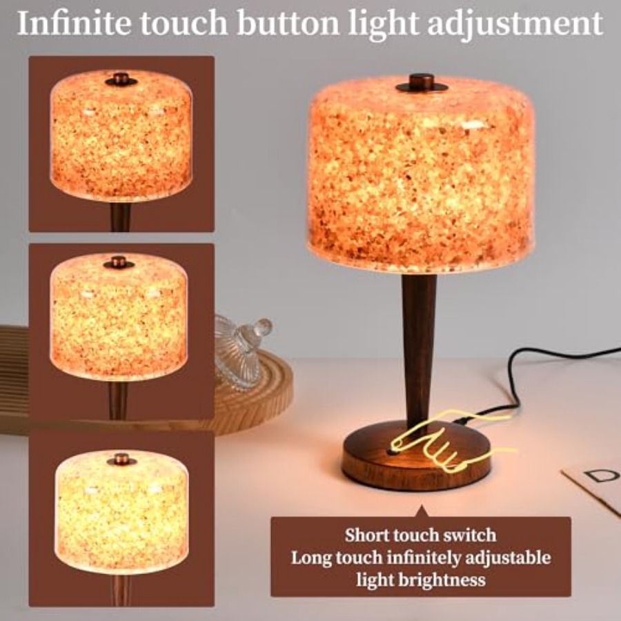 Salt lamp with Touch dimmer Co - đánh giá và giá Himalayan Salt Lamp