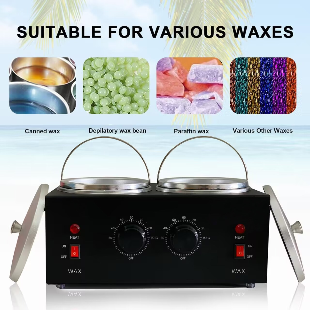 Dual Wax Pots Professional Ele - đánh giá và giá Wax Melter Electric