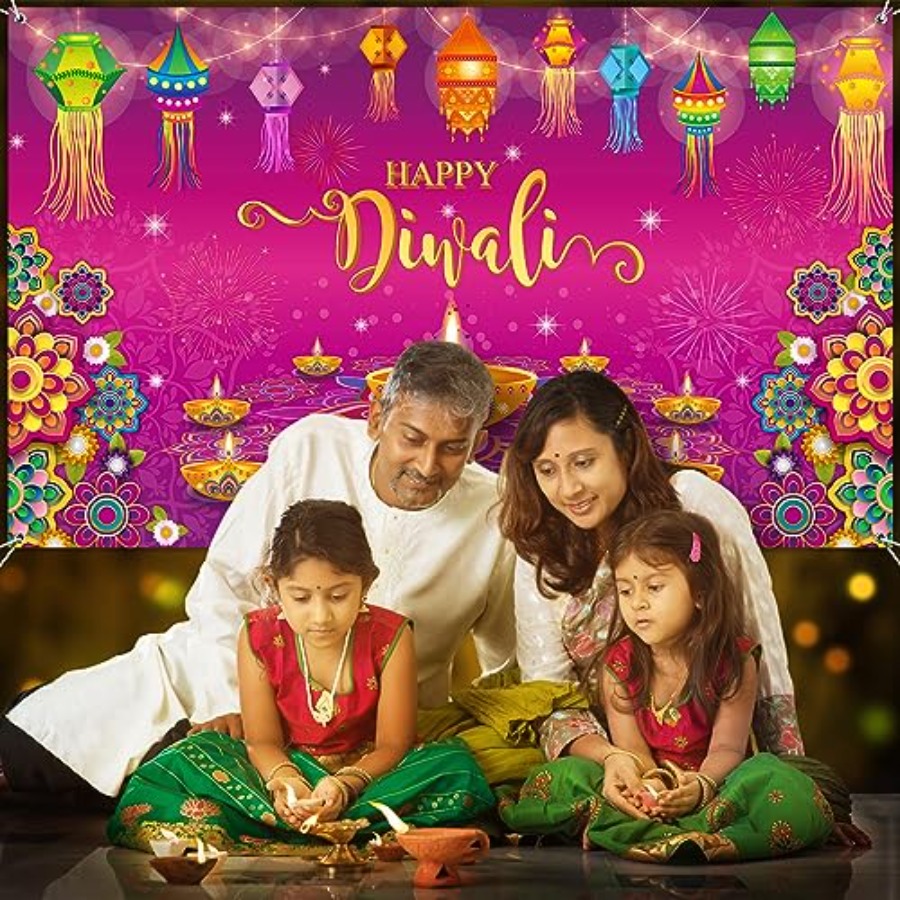 Happy Diwali Backdrop Banner D - đánh giá và giá Lighting Decoration For Diwali