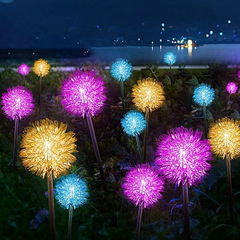 10 Combo Solar Dandelion Ball  - đánh giá và giá Lighting Decor For Wedding