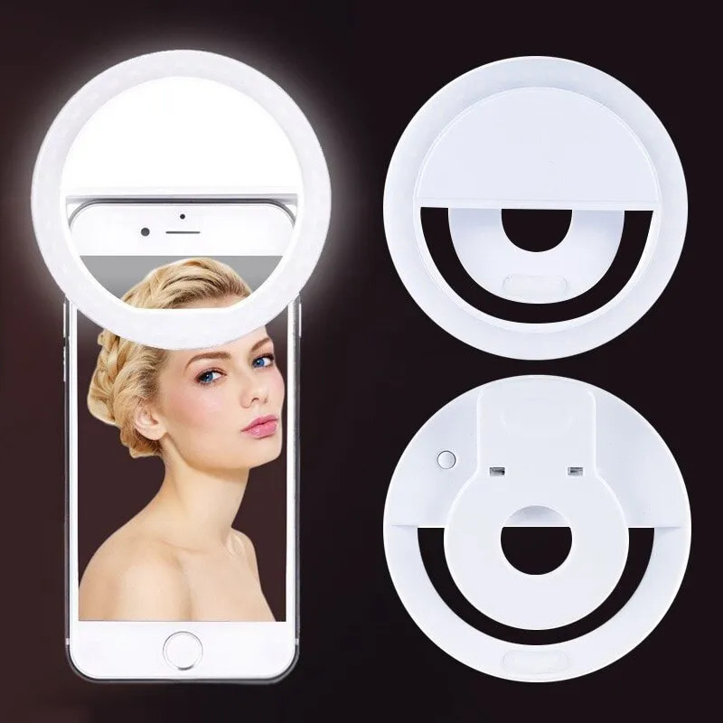 USB Rechargeable LED Selfie Ri - đánh giá và giá Lighting Gallery