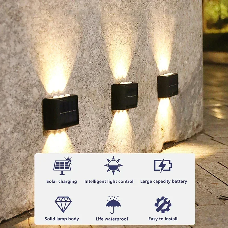 LED Solar Light Outdoor Waterp - đánh giá và giá Led Lighting Wall Decor