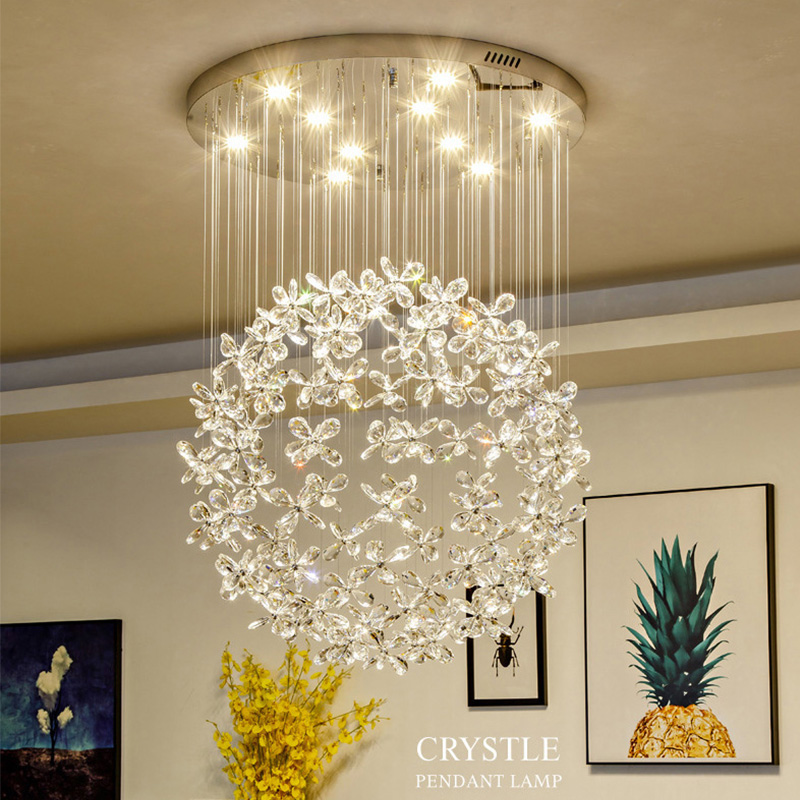 Luxury Crystal Chandeliers Mod - đánh giá và giá Lighting Home Decor Items
