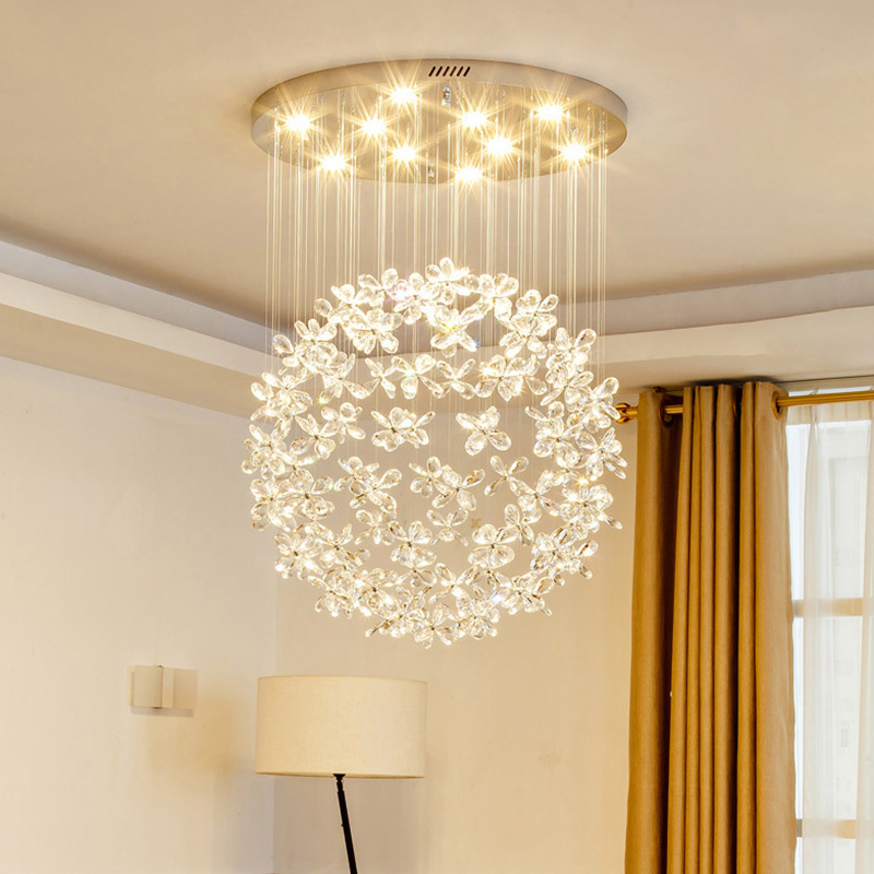 Luxury Crystal Chandeliers Mod - đánh giá và giá Lighting Home Decor Items