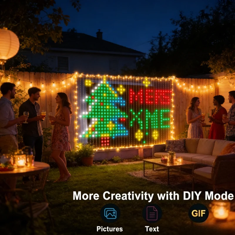 Smart 400LED Curtain Lights, M - đánh giá và giá Lighting Decor For Wedding