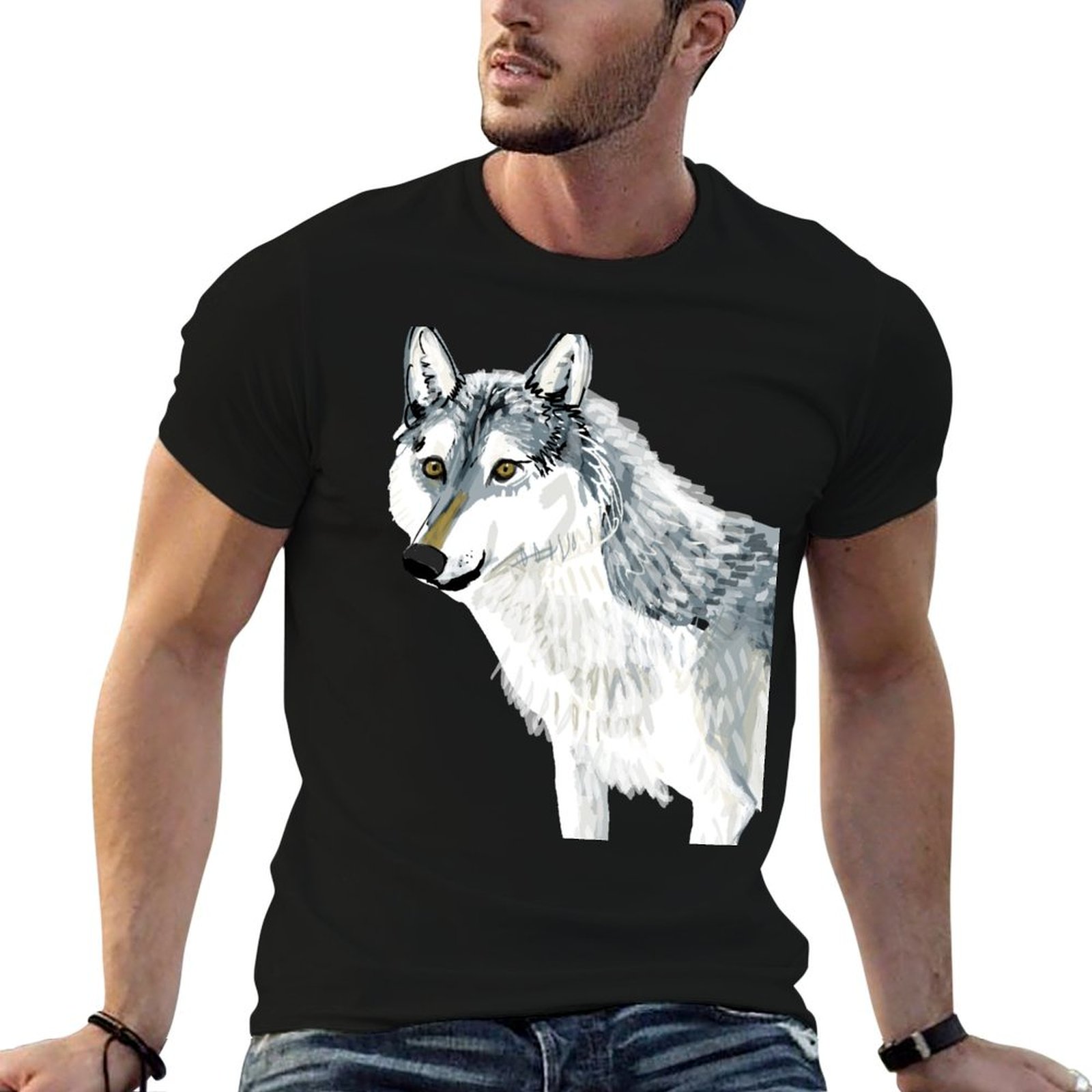 Totem Alberta Wolf T-Shirt Cas - đánh giá và giá Alberta Lighting & Decor Edmonton Ab