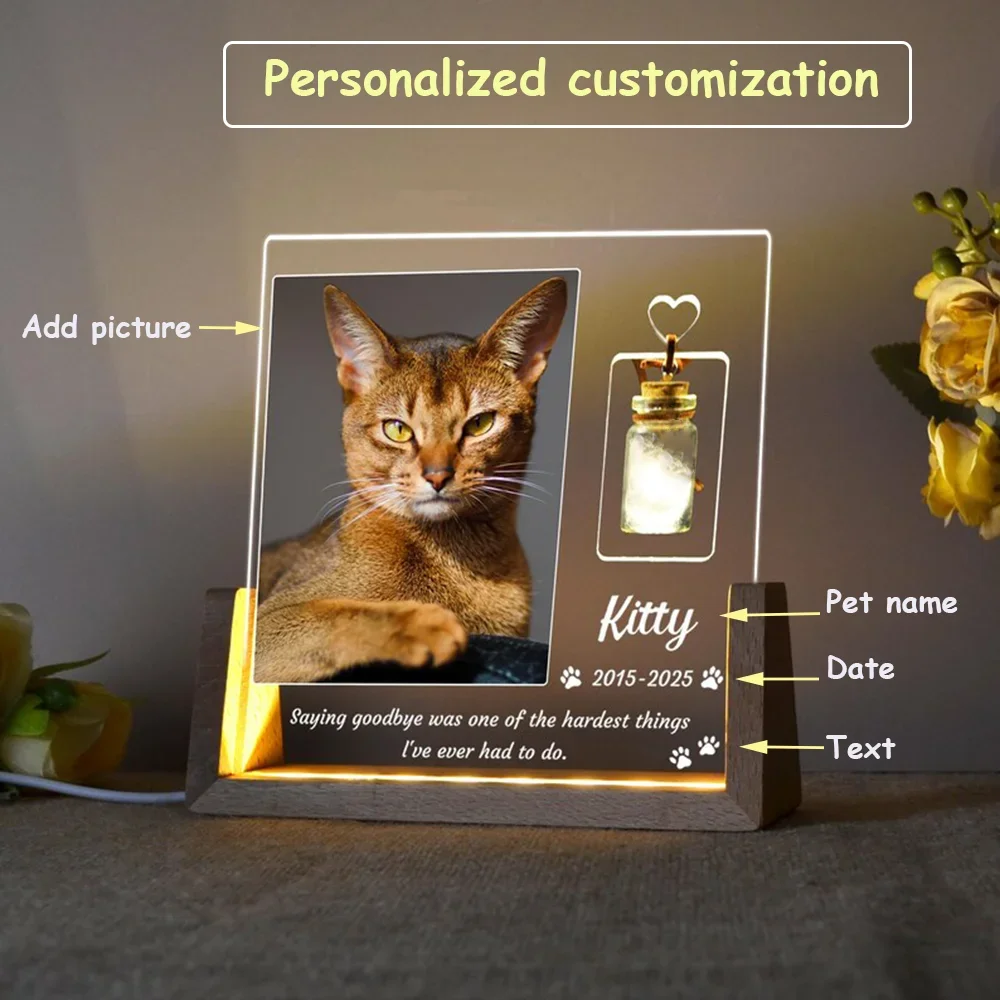 Custom Pet Memorial Night Ligh - đánh giá và giá Lighting Decor Photos