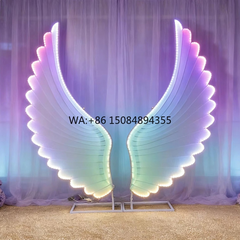 Glowing Angel Wings Light Prop - đánh giá và giá Lighting Decor For Wedding