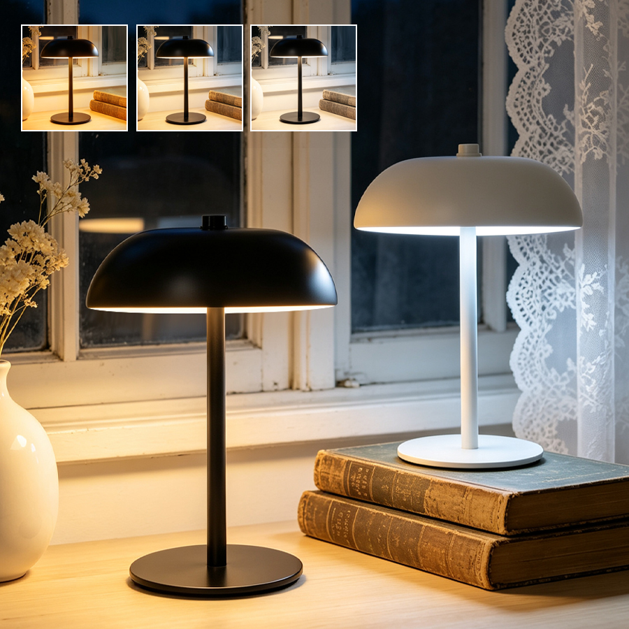 Cordless Mushroom Desk Lamp 3  - đánh giá và giá Mushroom Table Lamp