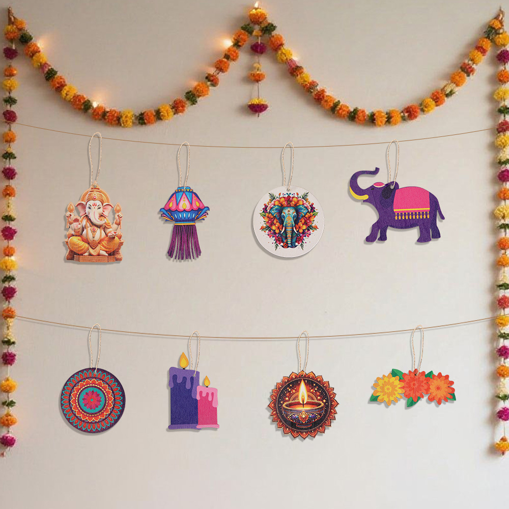 Diwali Themed Decor - Wooden C - đánh giá và giá Lighting Decoration For Diwali