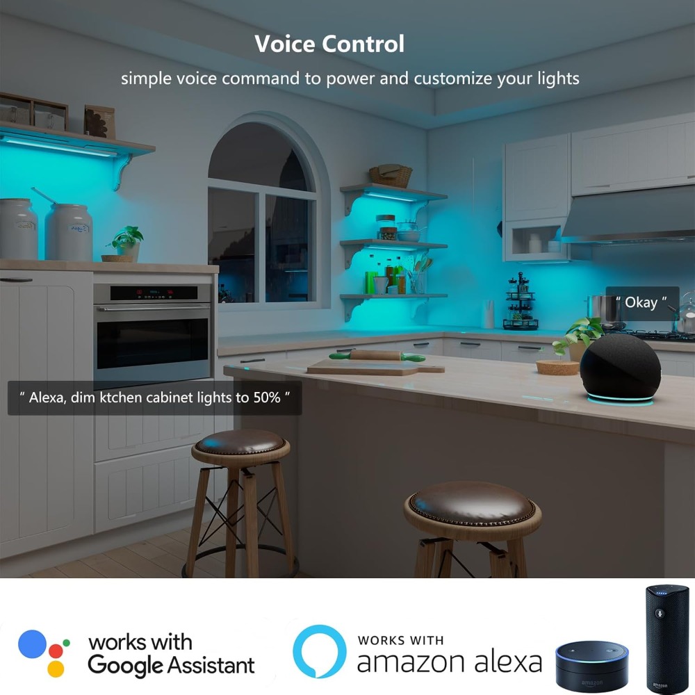 DC12V RGB Color Under Cabinet  - đánh giá và giá Kitchen Decor Lighting