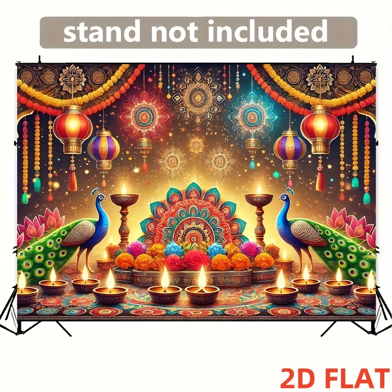 Diwali Peacock Lantern Tapestr - đánh giá và giá Lighting Decoration For Diwali