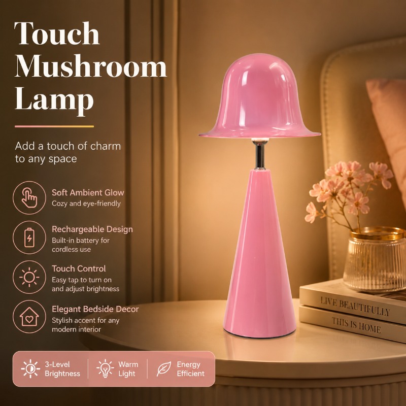 Modern Creative Mushroom Table - đánh giá và giá Mushroom Table Lamp