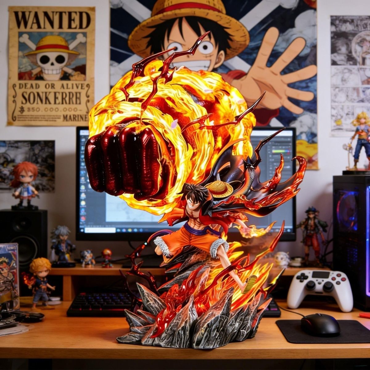 LZ Karmic Fire Luffy 35CM Ligh - đánh giá và giá Lighting Home Decor Products