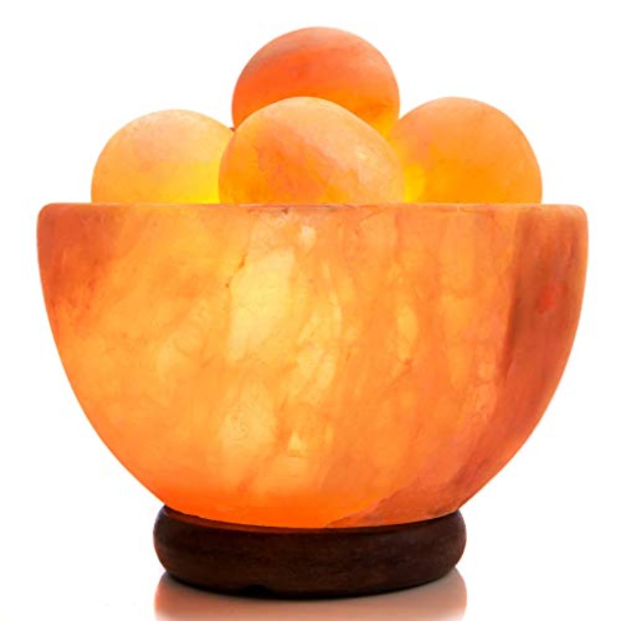 Himalayan Salt Lamp with 6 Him - đánh giá và giá Himalayan Salt Lamp