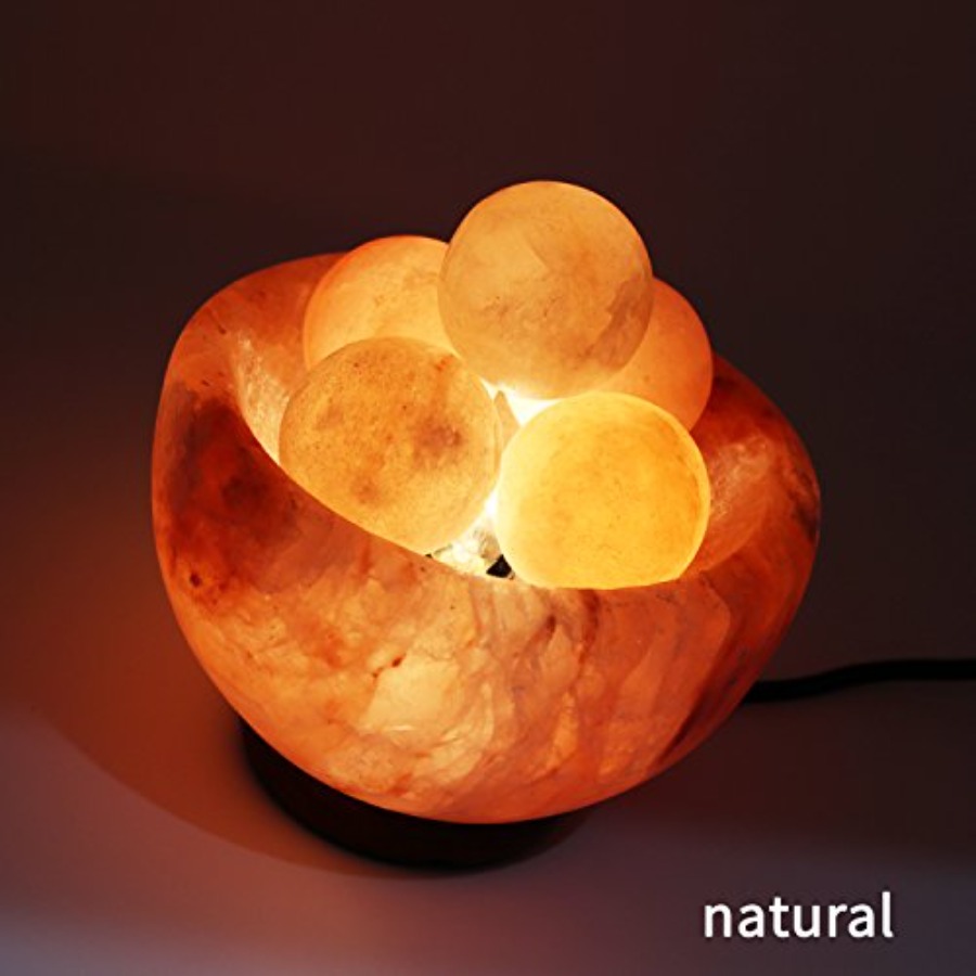 Himalayan Salt Lamp with 6 Him - đánh giá và giá Himalayan Salt Lamp