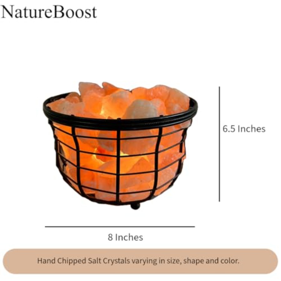 NB Himalayan Pink Salt Metal L - đánh giá và giá Himalayan Salt Lamp