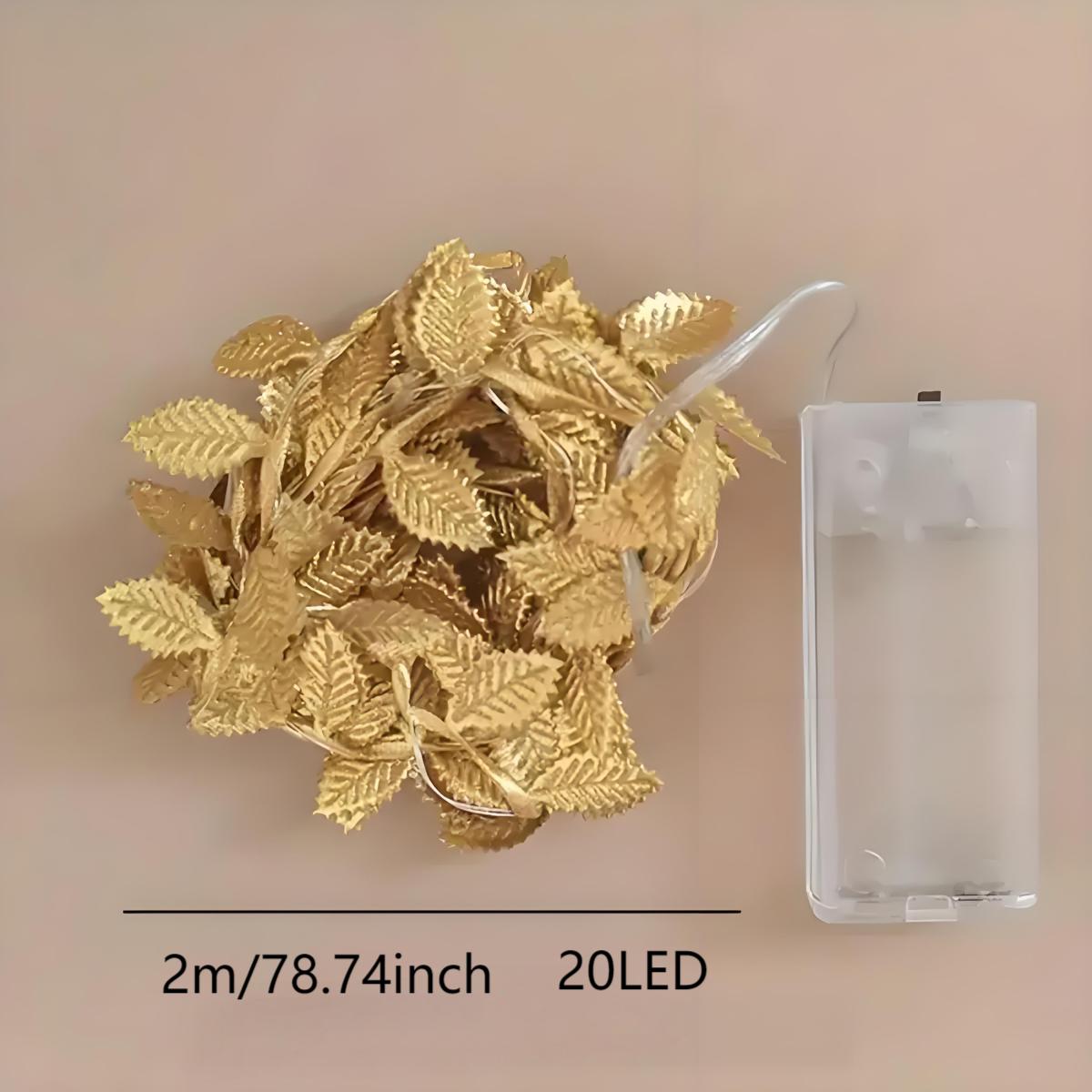 Led Romantic Golden Leaf Fairy - đánh giá và giá Lighting Decoration For Diwali