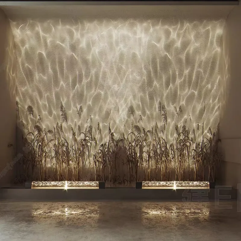 Smart 3D Wall Wash Flame Proje - đánh giá và giá Lighting Decor For Living Room