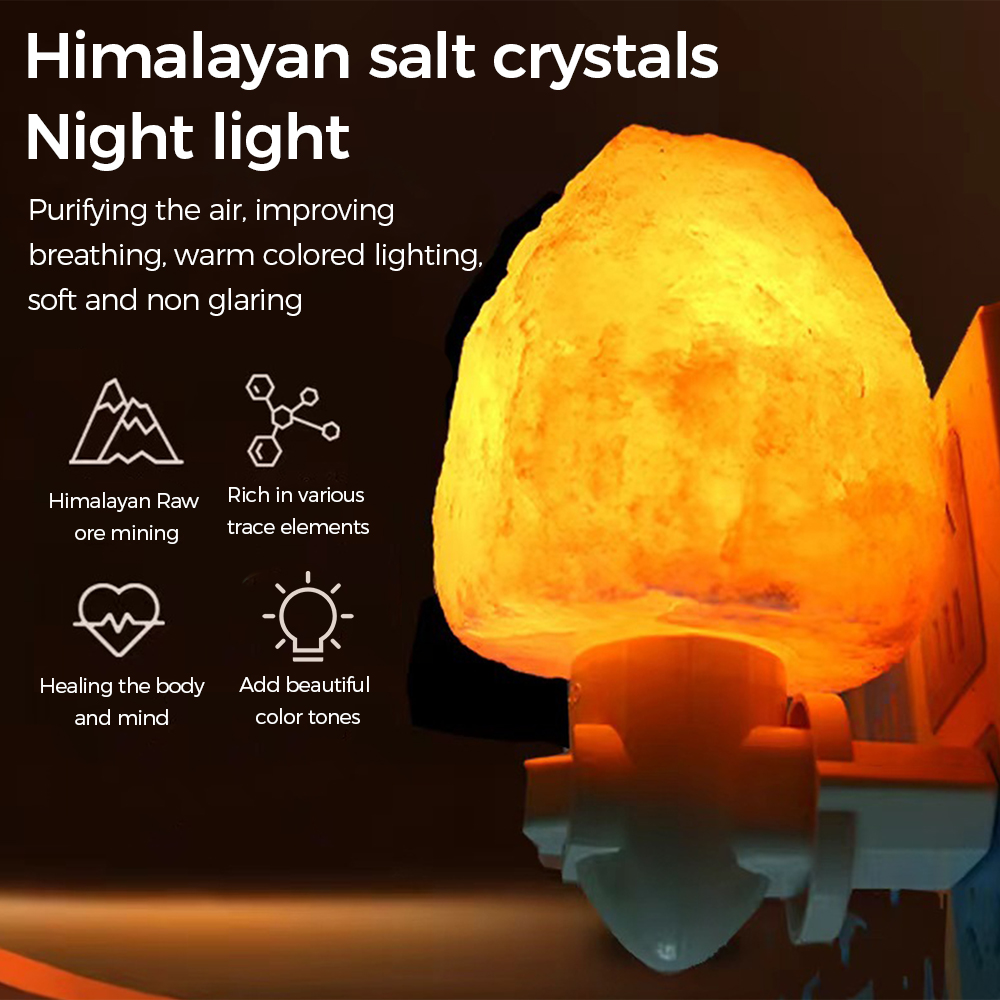 D5 LED Salt Night Light Himala - đánh giá và giá Himalayan Salt Lamp