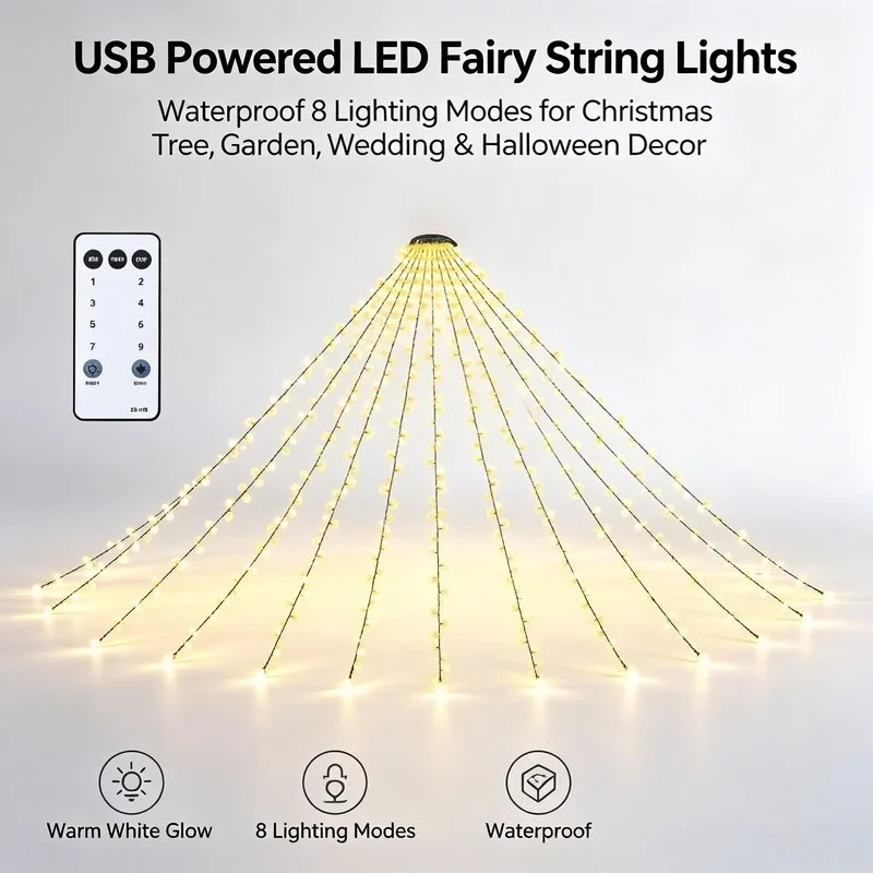 Waterproof USB LED String Ligh - đánh giá và giá Lighting Decor For Wedding