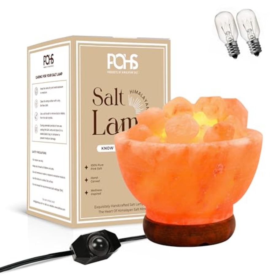 Himalayan Pink Salt Lamp Bowl  - đánh giá và giá Himalayan Salt Lamp