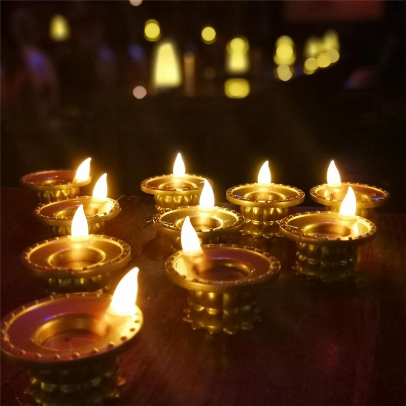 BHBD-Waterproof Flameless Oil  - đánh giá và giá Lighting Decoration For Diwali