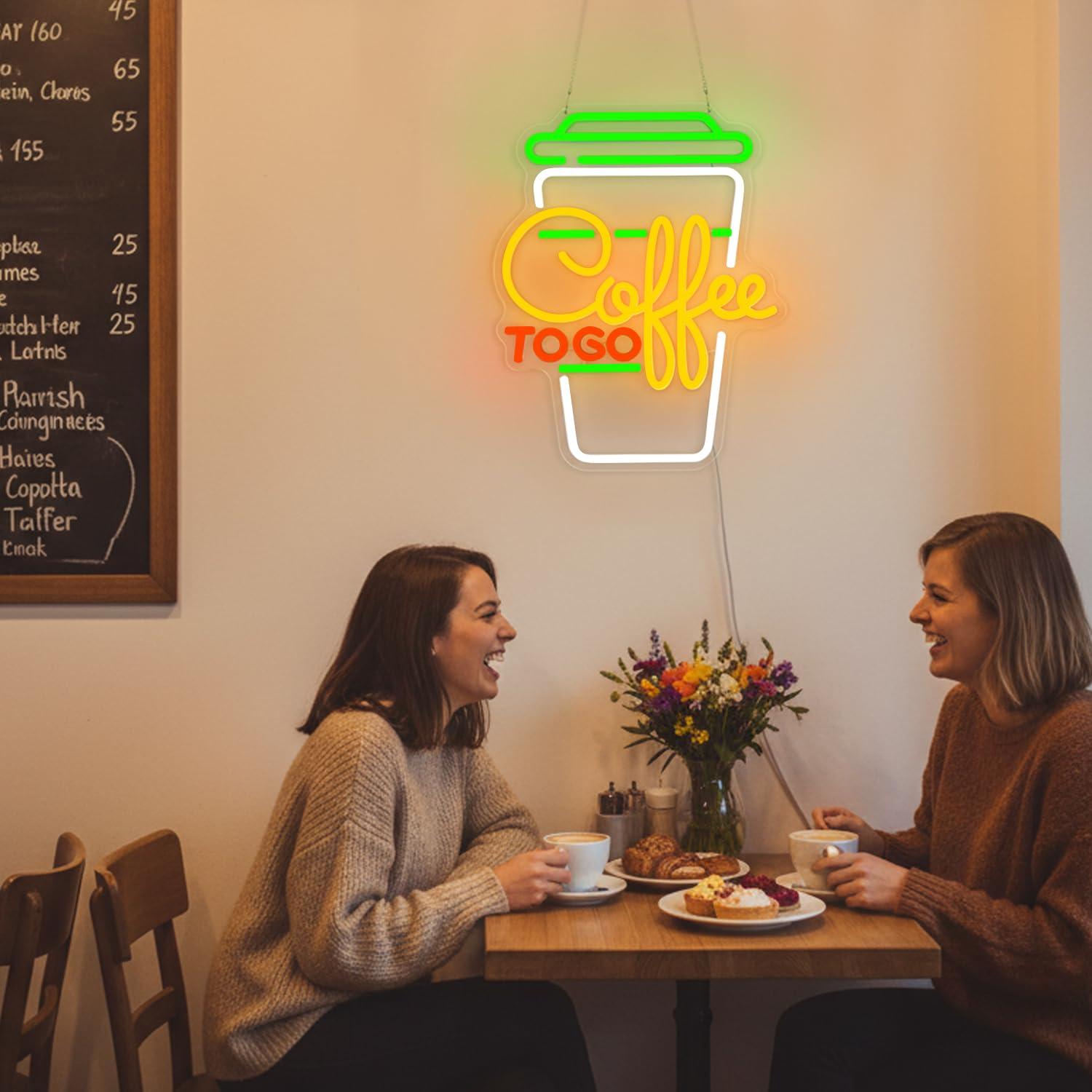 Coffee Neon Sign USB Dimmable  - đánh giá và giá Kitchen Decor Lighting