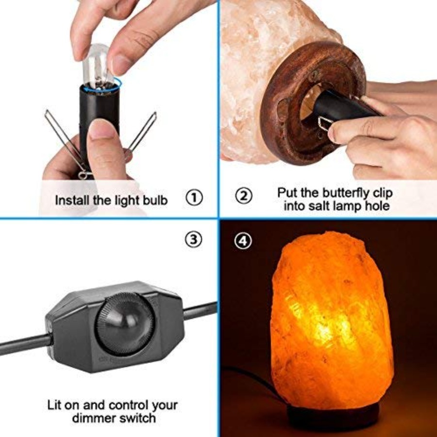 Himalayan Salt Lamp Cords with - đánh giá và giá Himalayan Salt Lamp