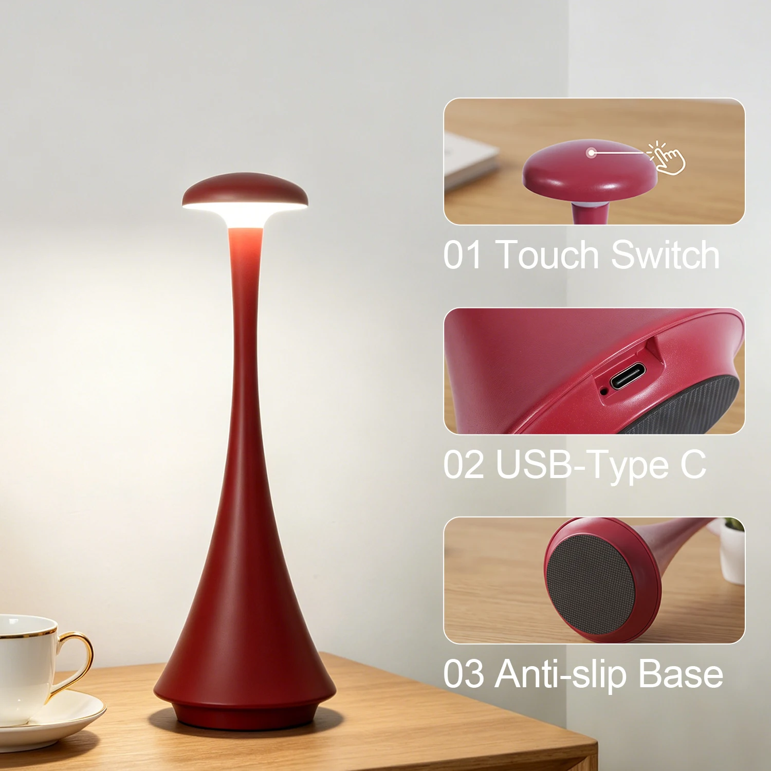 GGbingo Mushroom Table Lamp Re - đánh giá và giá Mushroom Table Lamp