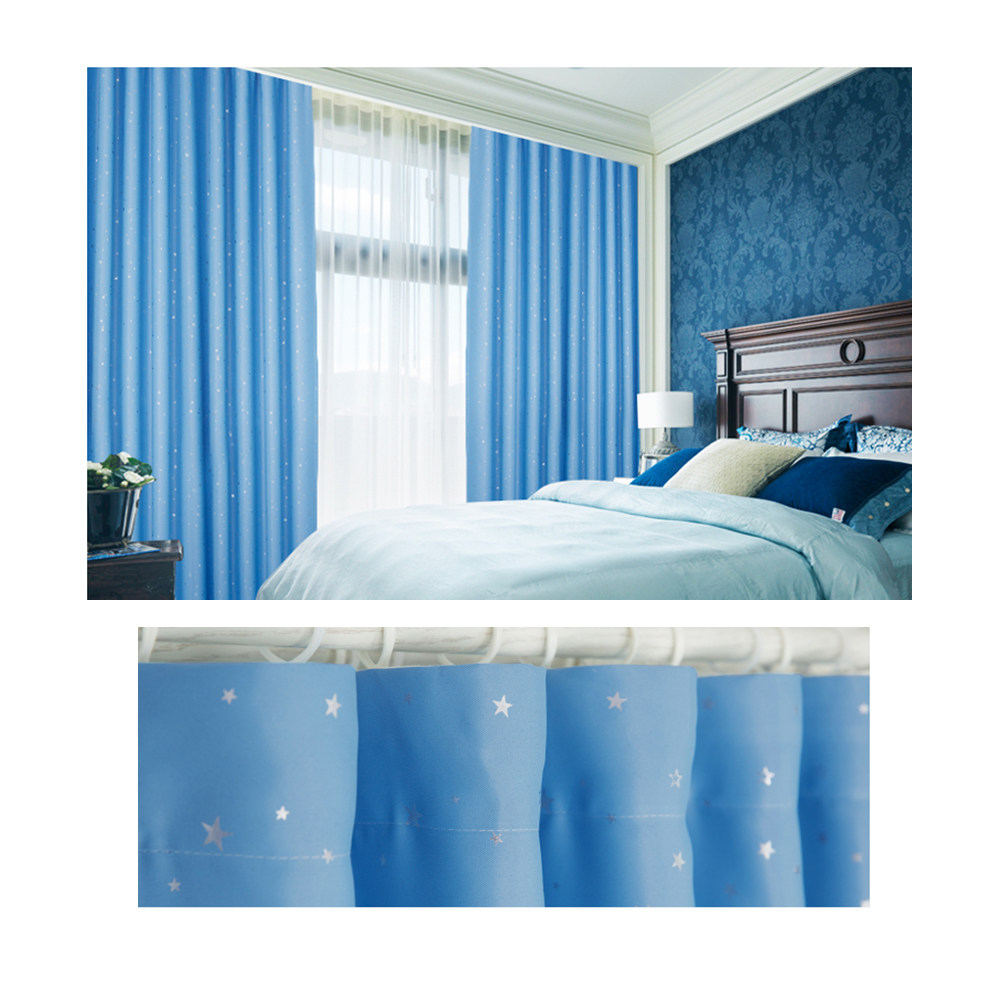 100x135cm Sky Blue Blackout Wi - đánh giá và giá Kitchen Decor Lighting