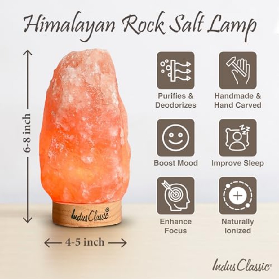 LN-02 Pack of 2 Natural Himala - đánh giá và giá Himalayan Salt Lamp