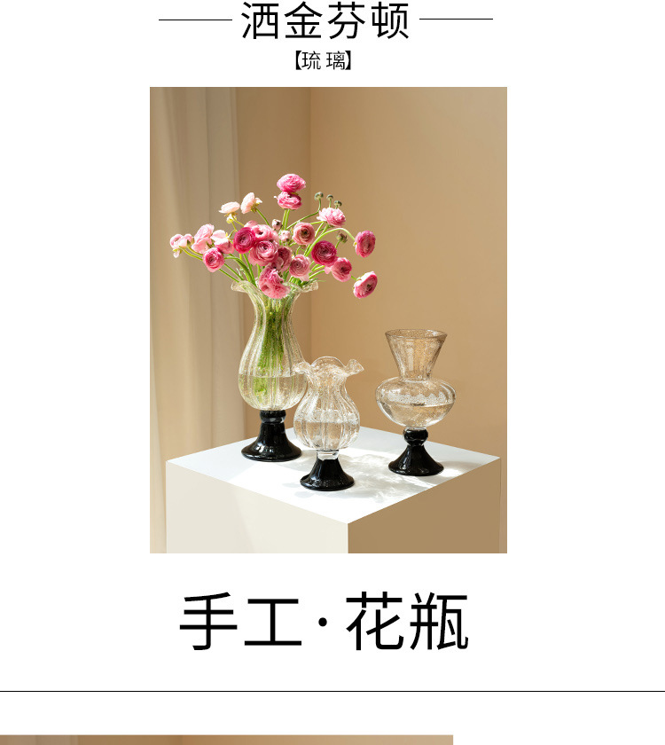 French ancient glass vase orna - đánh giá và giá Lighting Decor For Living Room