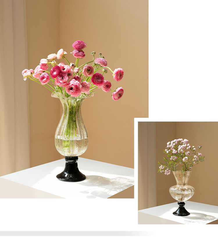 French ancient glass vase orna - đánh giá và giá Lighting Decor For Living Room