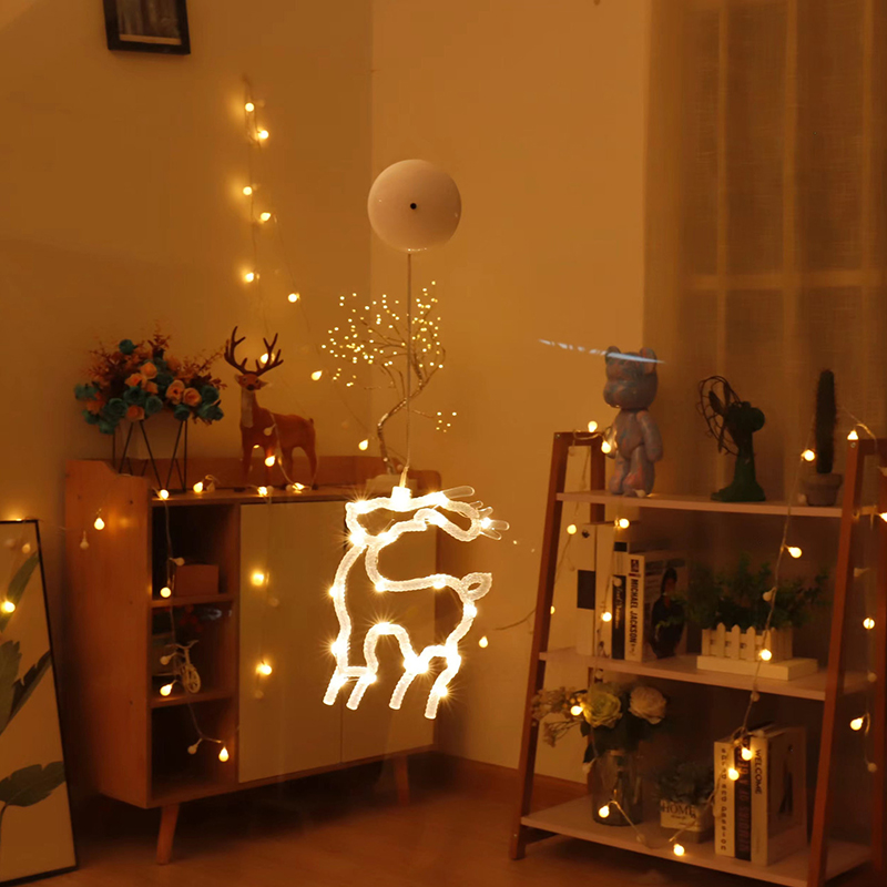 Giáng Sinh Treo Cửa Sổ LED Hút - đánh giá và giá Pendant Lighting Christmas Decor