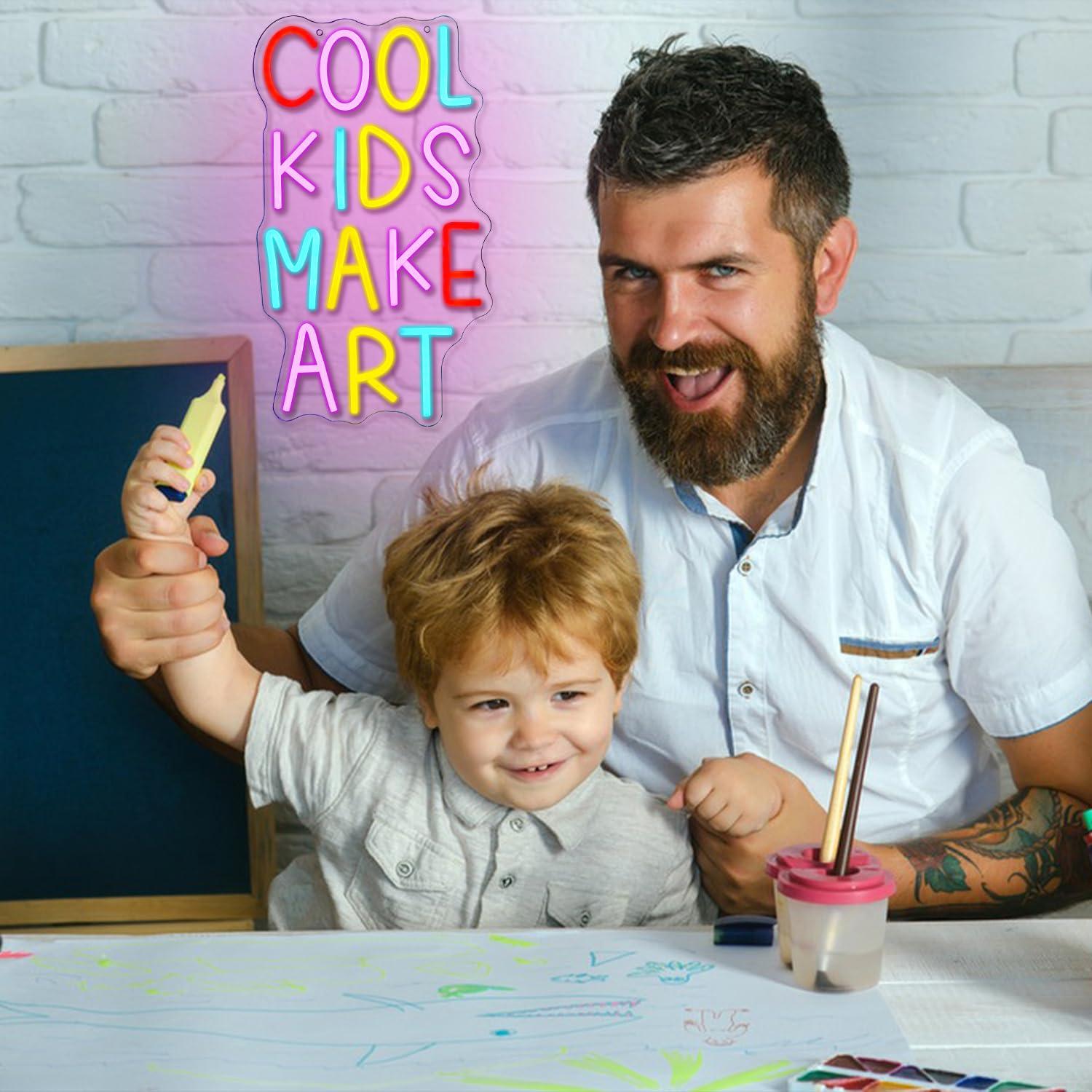 Cool Kids Make Art Neon Sign U - đánh giá và giá Led Lighting Wall Decor