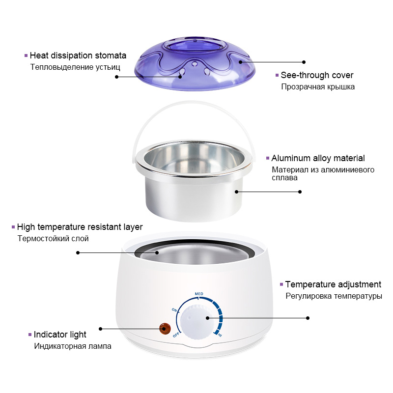 200/500ML Electric Wax Heater  - đánh giá và giá Wax Melter Electric